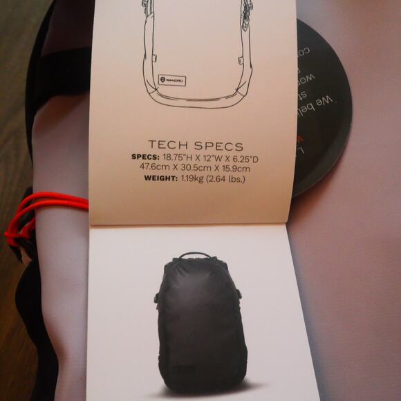 NEW WANDRD NIMBUS 18L Backpack Uyuni Purple Weather Resistant 16\